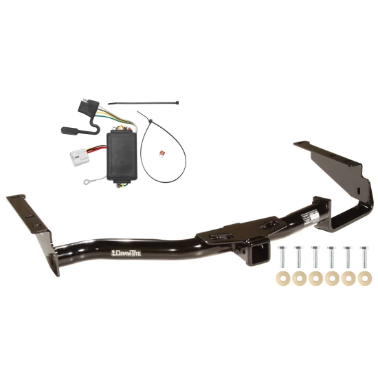 Trailer Tow Hitch For 04-07 Toyota Highlander w/ factory Tow PKG w/ Wiring Harness Kit
