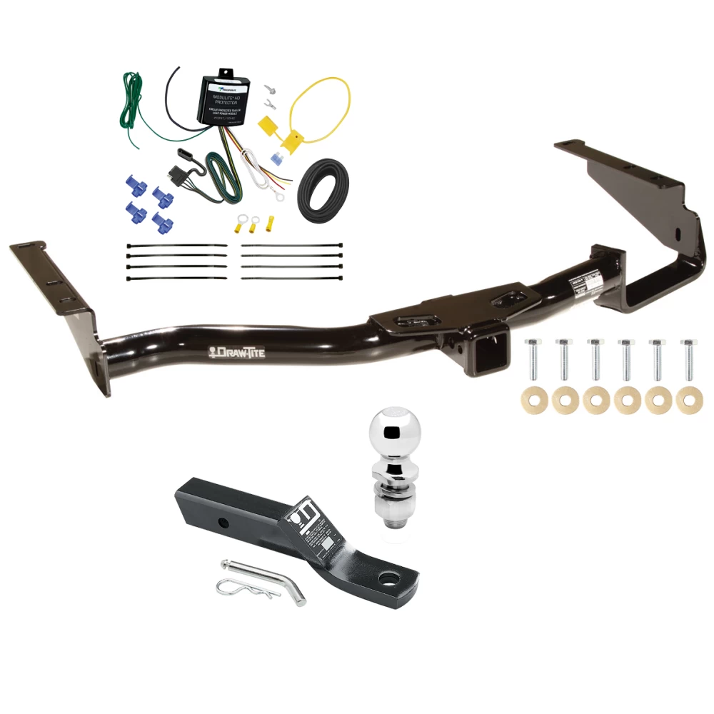 Trailer Tow Hitch For 06-08 Lexus RX400h All Models Complete Package w/ Wiring and 2" Ball