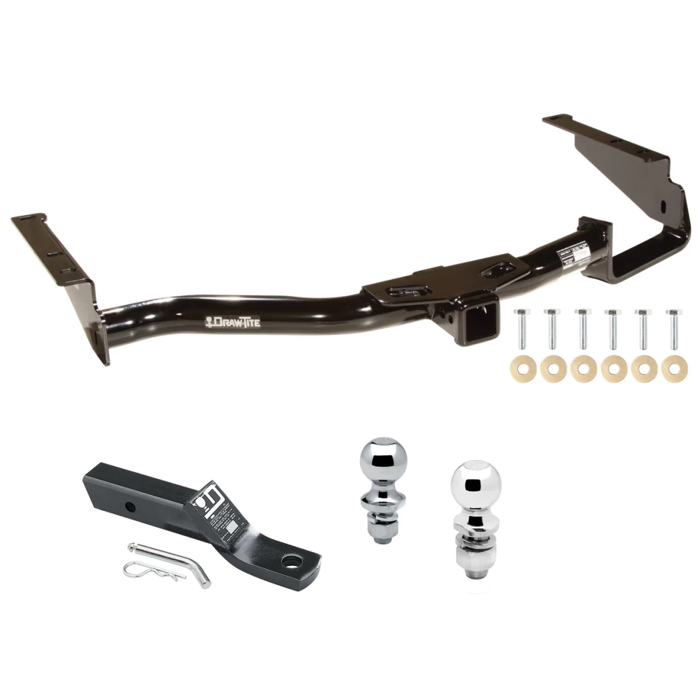 Trailer Tow Hitch For 04-07 Toyota Highlander 04-06 Lexus RX330 07-09 RX350 w/ 1-7/8" and 2" Ball