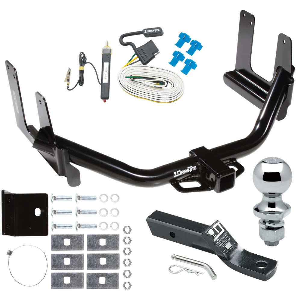 Trailer Tow Hitch For 04-05 Ford F-150 06-06 Lincoln Mark LT Complete Package w/ Wiring and 1-7/8" Ball