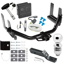Trailer Tow Hitch For 04-05 Ford F-150 06-06 Lincoln Mark LT Deluxe Package Wiring 2" Ball and Lock