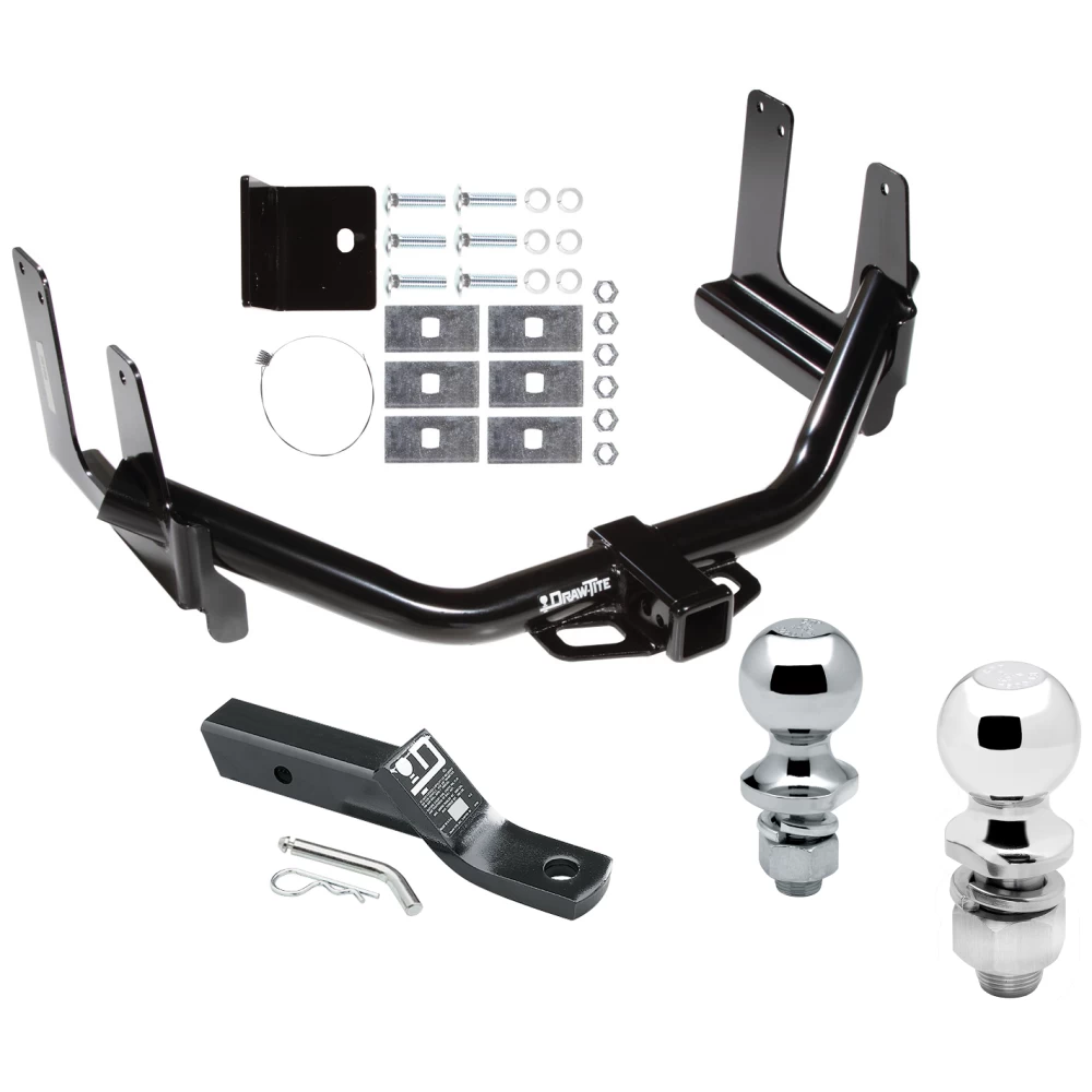 Trailer Tow Hitch For 04-05 Ford F-150 2006 Lincoln Mark LT Receiver w/ 1-7/8" and 2" Ball