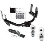 Trailer Tow Hitch For 04-05 Ford F-150 2006 Lincoln Mark LT Receiver w/ 1-7/8" and 2" Ball