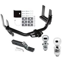 Trailer Tow Hitch For 04-05 Ford F-150 2006 Lincoln Mark LT Receiver w/ 1-7/8" and 2" Ball