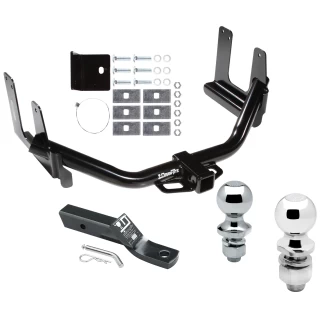 Trailer Tow Hitch For 04-05 Ford F-150 2006 Lincoln Mark LT Receiver w/ 1-7/8" and 2" Ball