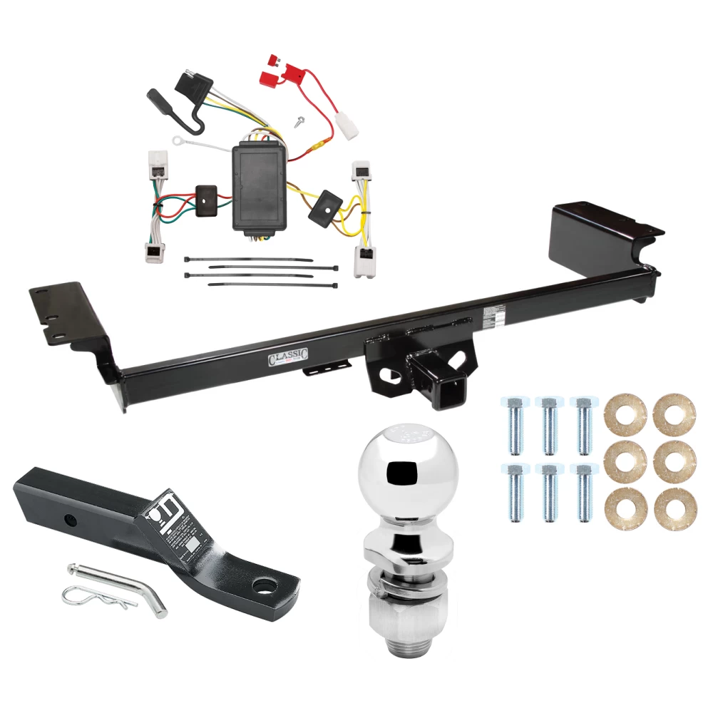 Custom Fit Trailer Hitch Wiring Harness (Plug & Play) 2" Drop Ball-Mount w/ Pin/Clip 2" Chrome Ball Installation Hardware Installation Instructions 75159 118469 23 63845 Draw-Tite Trailer Tow Hitch 04-09 Nissan Quest Complete Package Wiring Trailer Tow Hitch For 04-09 Nissan Quest Complete Package w/ Wiring and 2" Ball
