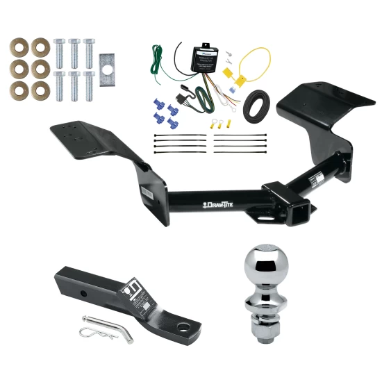 Trailer Tow Hitch For 04-09 Cadillac SRX All Models Complete Package w/ Wiring and 1-7/8" Ball