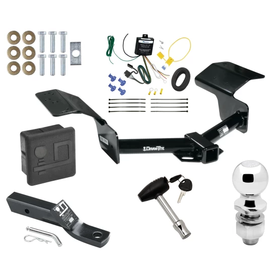 Trailer Tow Hitch For 04-09 Cadillac SRX All Models Deluxe Package Wiring 2" Ball and Lock