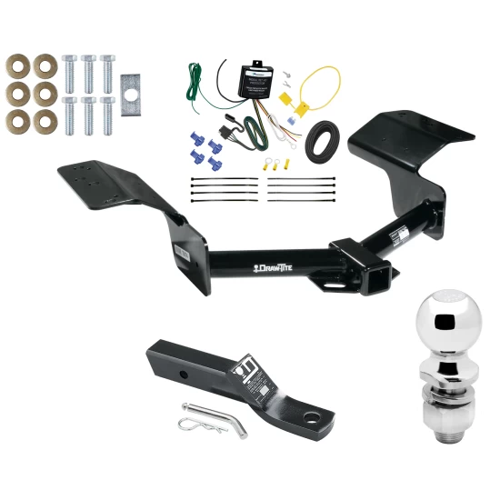 Trailer Tow Hitch For 04-09 Cadillac SRX All Models Complete Package w/ Wiring and 2" Ball