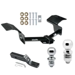 Trailer Tow Hitch For 04-09 Cadillac SRX All Models Receiver w/ 1-7/8" and 2" Ball