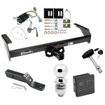 Trailer Tow Hitch For 98-04 Nissan Frontier Deluxe Package Wiring 2" Ball and Lock