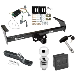 Trailer Tow Hitch For 98-04 Nissan Frontier Deluxe Package Wiring 2" Ball and Lock
