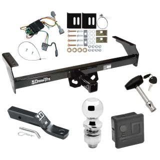 Trailer Tow Hitch For 98-04 Nissan Frontier Deluxe Package Wiring 2" Ball and Lock