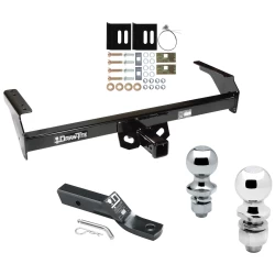Trailer Tow Hitch For 98-04 Nissan Frontier 88-97 Pickup 86-94 D21 Receiver w/ 1-7/8" and 2" Ball