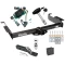 Trailer Tow Hitch For 00-02 Chevrolet Express GMC Savana 1500 2500 3500 Deluxe Package Wiring 2" Ball and Lock
