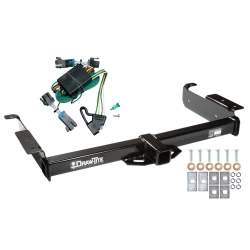 Trailer Tow Hitch For 00-02 Chevrolet Express GMC Savana 1500 2500 3500 w/ Wiring Harness Kit