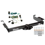 Trailer Tow Hitch For 03-27 Chevy Express GMC Savana 1500 2500 3500 w/ Wiring Harness Kit