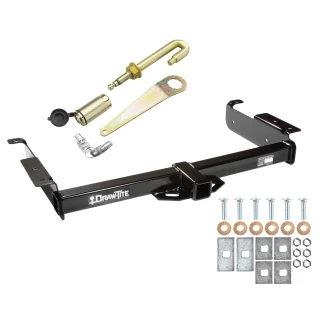 Trailer Tow Hitch For 96-24 Chevy Express GMC Savana Van Class 3 5K 2" Receiver w/ J-Pin Anti-Rattle Lock Trailer Tow Hitch For 96-24 Chevy Express GMC Savana Van Class 3 5K 2" Receiver w/ J-Pin Anti-Rattle Lock
