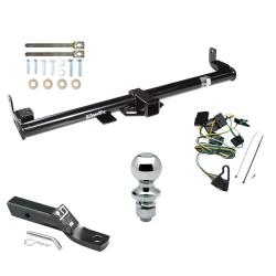 Trailer Tow Hitch For 1997 Jeep Wrangler TJ All Models Complete Package w/ Wiring and 1-7/8" Ball