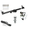 Trailer Tow Hitch For 1997 Jeep Wrangler TJ All Models Complete Package w/ Wiring and 1-7/8" Ball