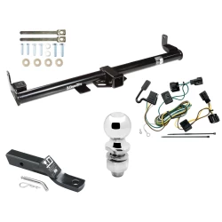 Trailer Tow Hitch For 98-06 Jeep Wrangler TJ All Models Complete Package w/ Wiring and 2" Ball