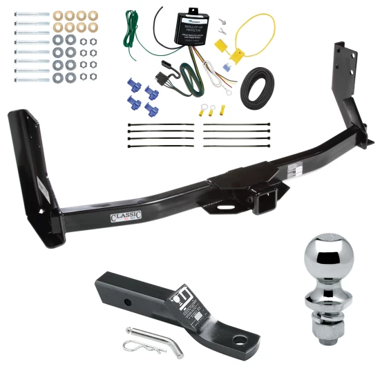 Trailer Tow Hitch For 02-06 Freightliner Dodge Sprinter 2500 3500 Complete Package w/ Wiring and 1-7/8" Ball