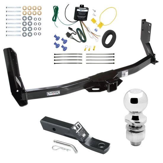 Trailer Tow Hitch For 02-06 Freightliner Dodge Sprinter 2500 3500 Complete Package w/ Wiring and 2" Ball