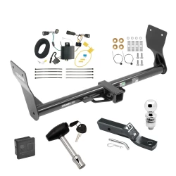 Trailer Tow Hitch For 15-18 Ford Edge SE & SEL Package Wiring 2" Ball and Lock