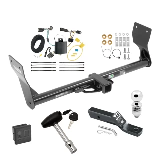 Trailer Tow Hitch For 15-18 Ford Edge SE & SEL Package Wiring 2" Ball and Lock