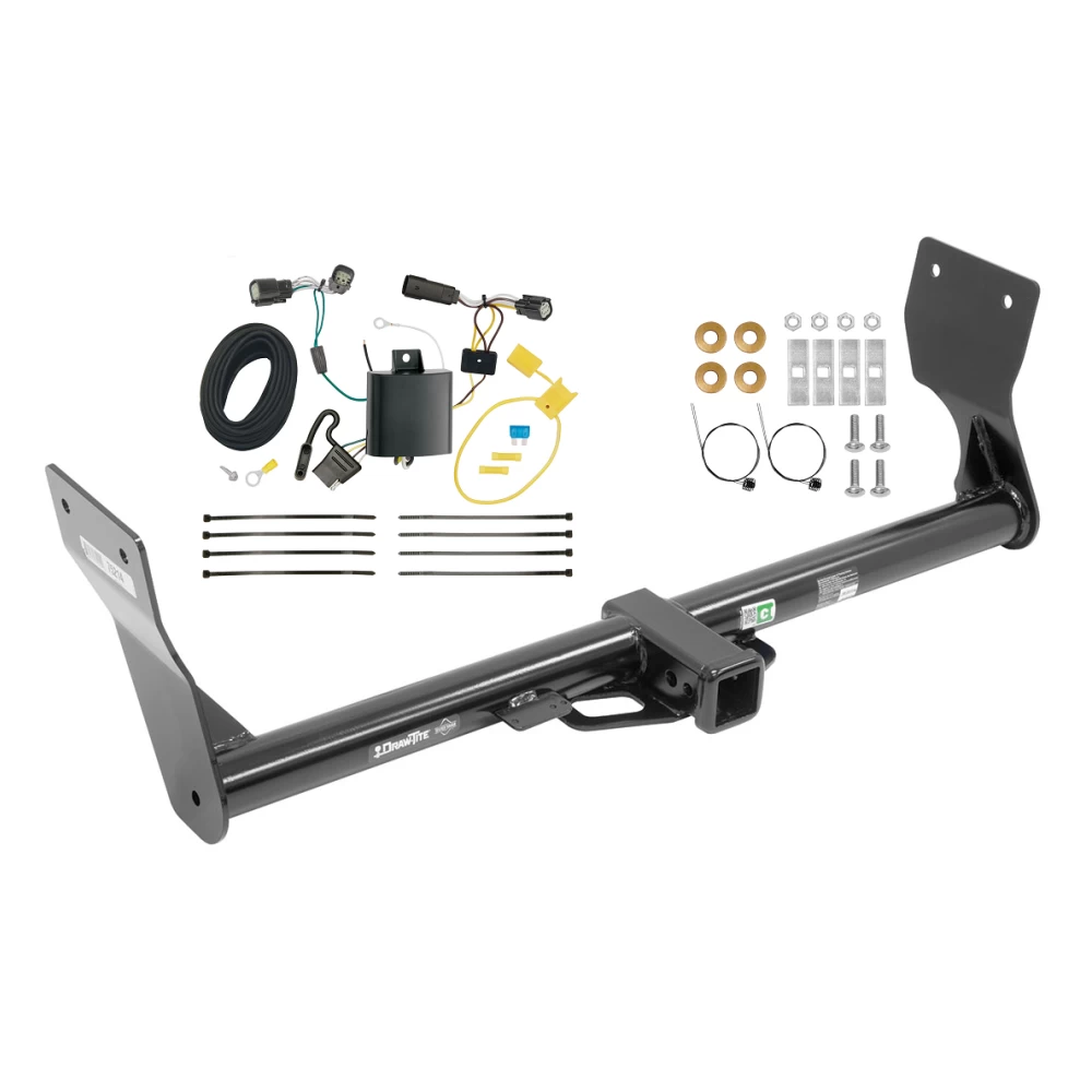 Trailer Tow Hitch For 15-18 Ford Edge SE & SEL w/ Wiring Harness Kit