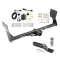 Trailer Tow Hitch For 15-18 Ford Edge Sport & Titanium Complete Package w/ Wiring and 1-7/8" Ball