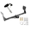 Trailer Tow Hitch For 15-24 Ford Edge w/ Security Lock Pin Key