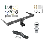 Trailer Tow Hitch For 15-18 Audi Q3 Complete Package w/ Wiring and 1-7/8" Ball