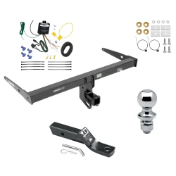 Trailer Tow Hitch For 15-18 Audi Q3 Complete Package w/ Wiring and 1-7/8" Ball
