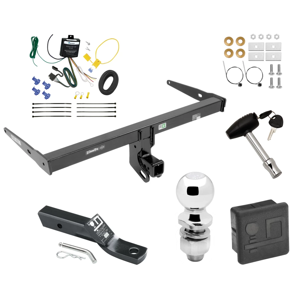 Trailer Tow Hitch For 15-18 Audi Q3 Deluxe Package Wiring 2" Ball and Lock