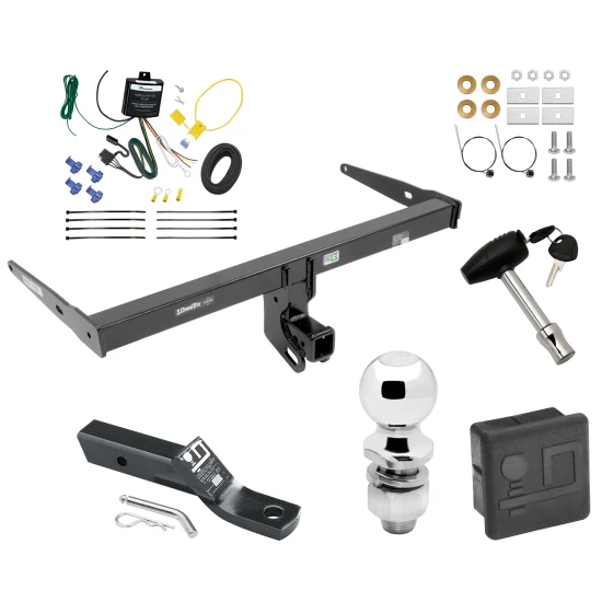 Trailer Tow Hitch For 15-18 Audi Q3 Deluxe Package Wiring 2" Ball and Lock