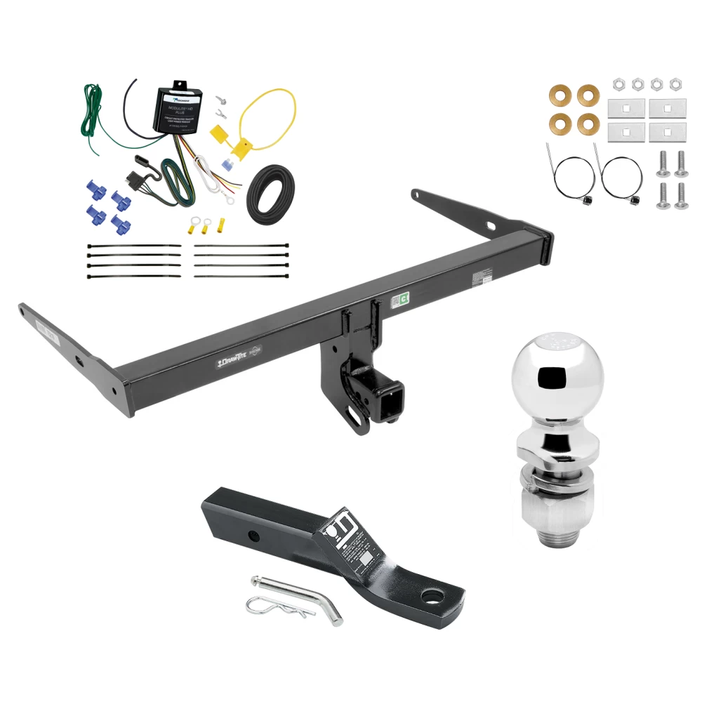Trailer Tow Hitch For 15-18 Audi Q3 Complete Package w/ Wiring and 2" Ball