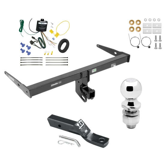 Trailer Tow Hitch For 15-18 Audi Q3 Complete Package w/ Wiring and 2" Ball