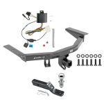 Trailer Tow Hitch For 14-20 Acura MDX All Models Complete Package w/ Wiring and 1-7/8" Ball