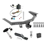 Trailer Tow Hitch For 14-20 Acura MDX All Models Deluxe Package Wiring 2" Ball and Lock