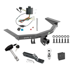 Trailer Tow Hitch For 14-20 Acura MDX All Models Deluxe Package Wiring 2" Ball and Lock