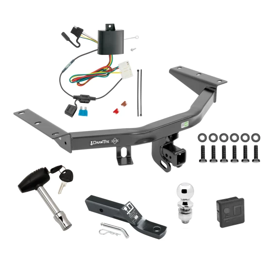 Trailer Tow Hitch For 14-20 Acura MDX All Models Deluxe Package Wiring 2" Ball and Lock