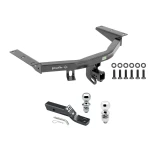 Trailer Tow Hitch For 14-20 Acura MDX 16-22 Honda Pilot Receiver w/ 1-7/8" and 2" Ball