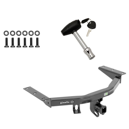 Trailer Tow Hitch For 14-20 Acura MDX 16-22 Honda Pilot w/ Security Lock Pin Key