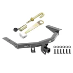 Trailer Tow Hitch For 14-20 Acura MDX 16-22 Honda Pilot 2" Receiver w/ J-Pin Anti-Rattle Lock