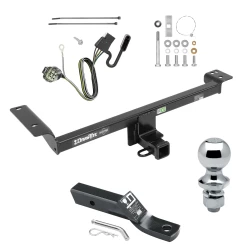 Trailer Tow Hitch For 12-19 Land Rover Range Rover Evoque Complete Package w/ Wiring and 1-7/8" Ball