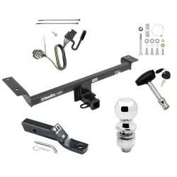 Trailer Tow Hitch For 12-19 Land Rover Range Rover Evoque Deluxe Package Wiring 2" Ball and Lock