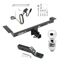 Trailer Tow Hitch For 12-19 Land Rover Range Rover Evoque Complete Package w/ Wiring and 2" Ball
