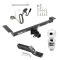 Trailer Tow Hitch For 12-19 Land Rover Range Rover Evoque Complete Package w/ Wiring and 2" Ball