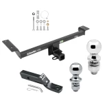 Trailer Tow Hitch For 12-19 Land Rover Range Rover Evoque Receiver w/ 1-7/8" and 2" Ball